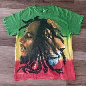 Bob Marley Lion Tie-Dye Shirt